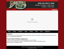 Tablet Screenshot of partners-pub.com